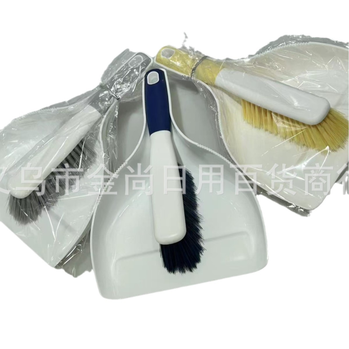 Household bedroom set brush dust removal brush, soft bristle household shovel continuous brush, multi-color brush set brush, living room bedroom dust removal brush Item Picture