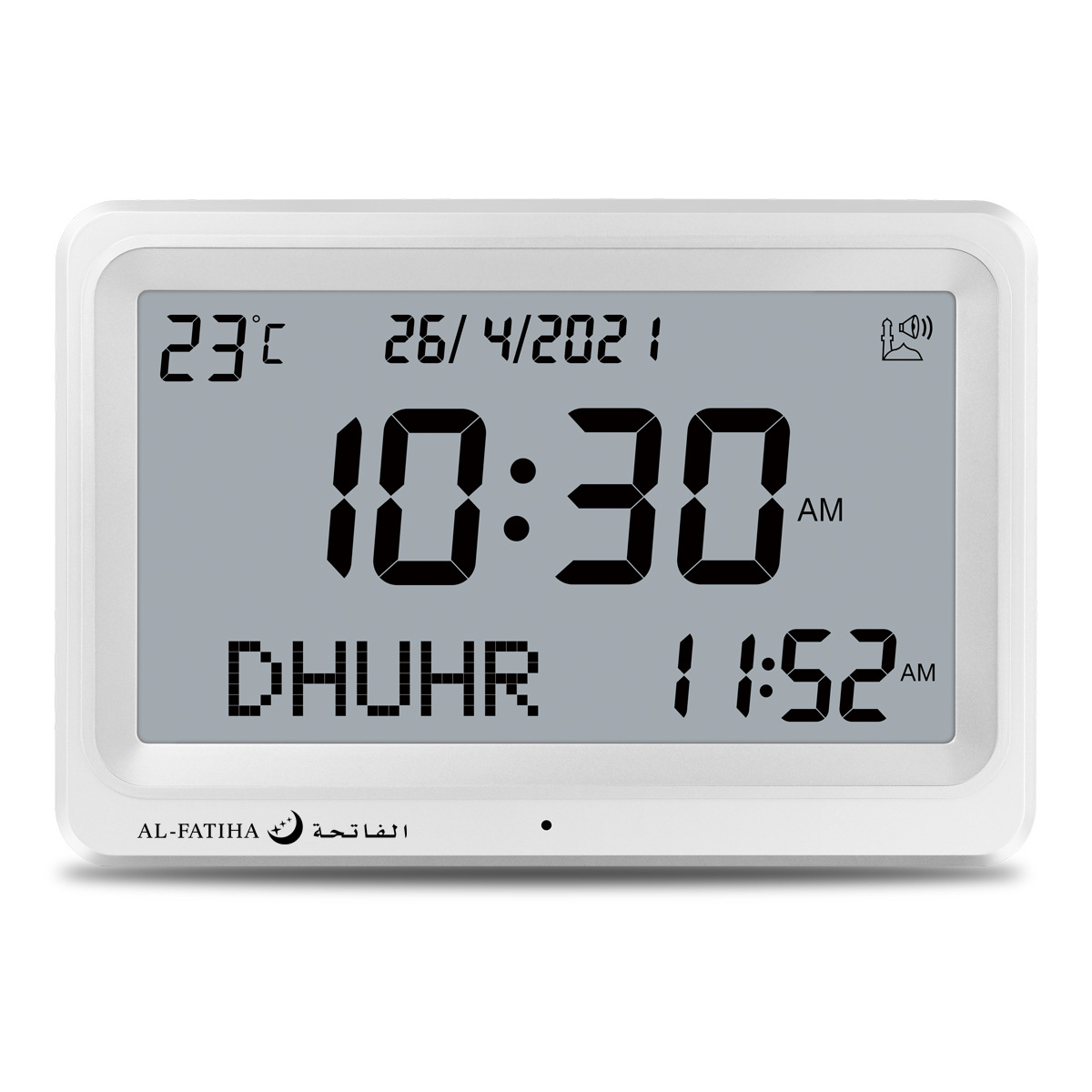 al-fatiha brand LcD electronic desktop clock athan Clock faj-113# Electronic clock manufacturer
