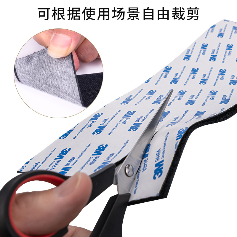 Double-sided self-adhesive Velcro factory, Velcro cable tie with a rough hook surface, strong self-adhesive Velcro. Wholesale Application Scenario