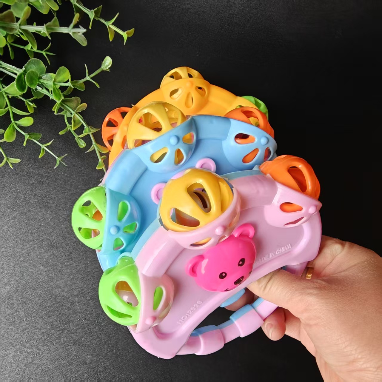 【 Zone 3-7 】2636 Bells 6/ Pack 648/ Box 2636 Bells for Early Education and Intelligence, Hand-held hollowed-out bells for children to ring, 2 yuan wholesale supply Specification image