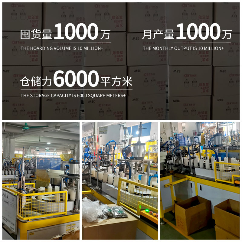 LED球泡灯实物图