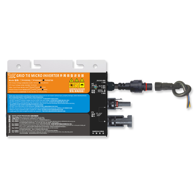 PVGS-120W150W180W500W600W700 pv mini conectado a la red inversor solar 18-60 Item Picture
