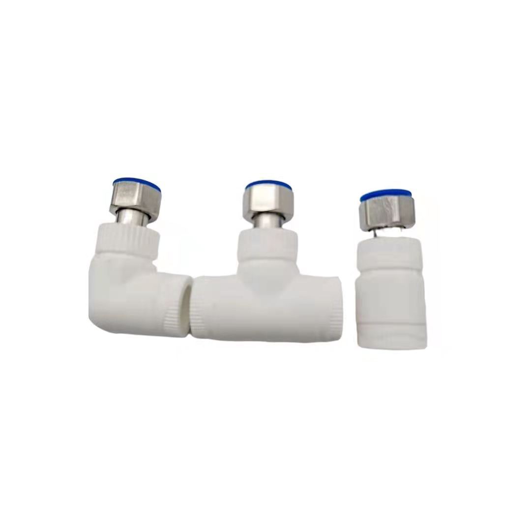 PPR solar water heater small union elbow three-way thickened four-inch full specification water heater union wholesale Item Picture