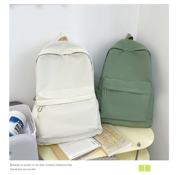 书包女日系初中生大容量学院风背包简约休闲户外双肩包高中书包女详情48