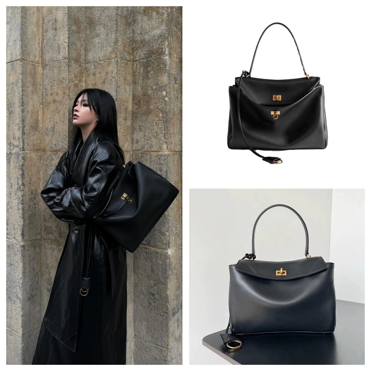 Tote Bag Large Capacity Leather Bag Underarm Bag Premium Sense Commuter Shoulder Handbag Women Item Picture
