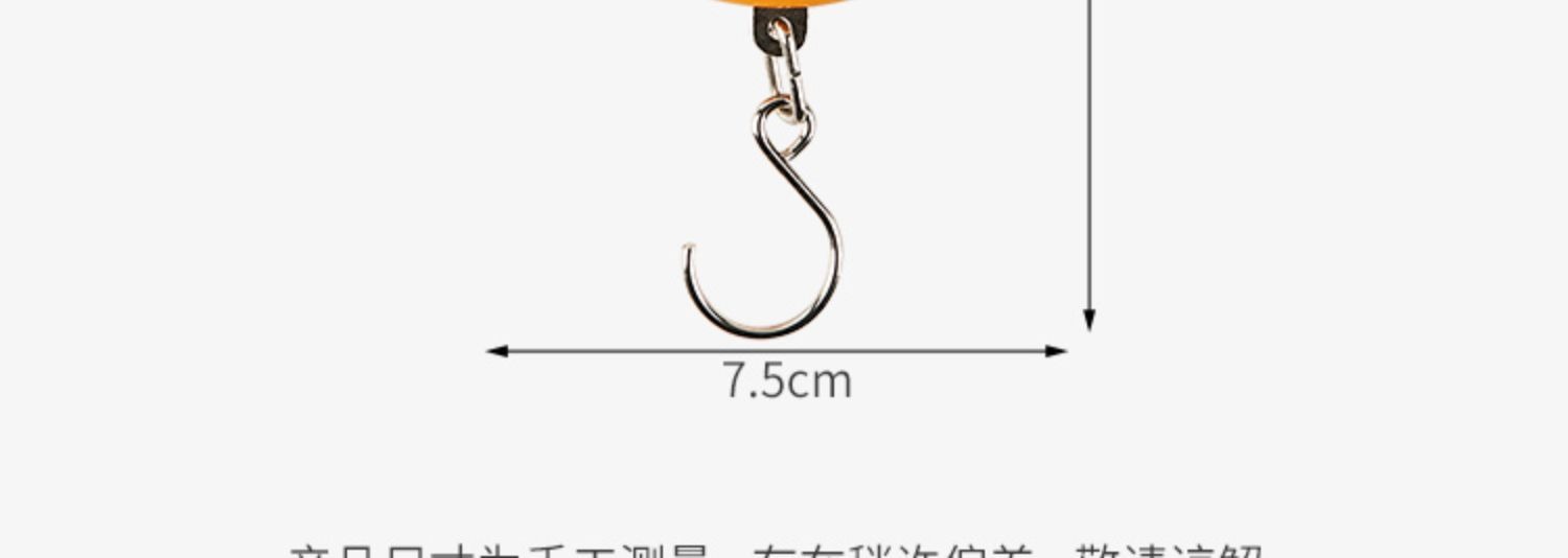 Spring scale, portable smart and convenient high-precision electronic scale, small household express delivery, portable small scale with hook scale pic 16