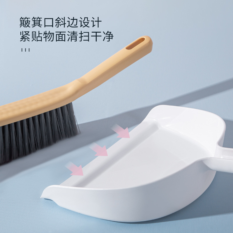 G160小扫把簸箕套装家用桌面清洁书桌清扫垃圾铲宠物儿童迷你扫帚笤帚产品图