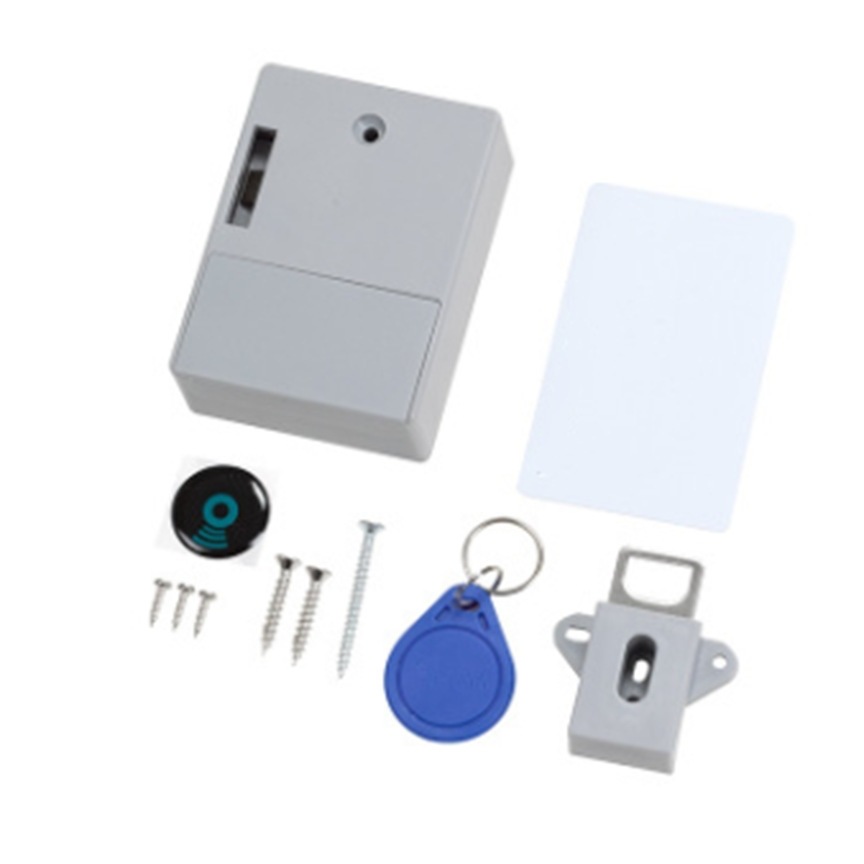 Hole-free invisible lock, drawer, shoe cabinet, smart cabinet, wardrobe lock, sauna and bathroom lock, sensor cabinet lock, one-piece consignment