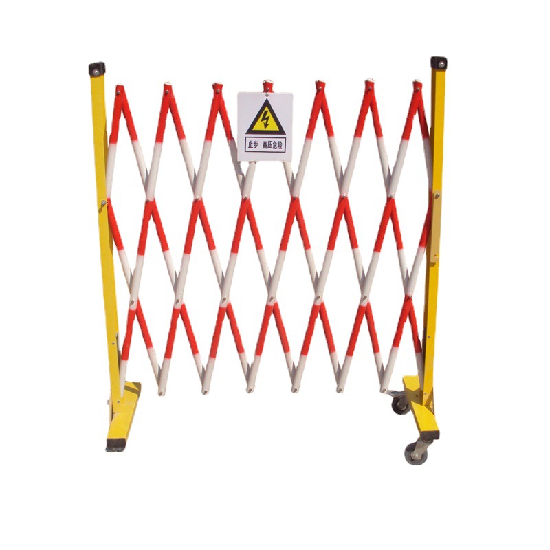 Safety insulation folding fence, fiberglass pipe isolation and no-stop guardrail for the construction of power telescopic fence net project Item Picture