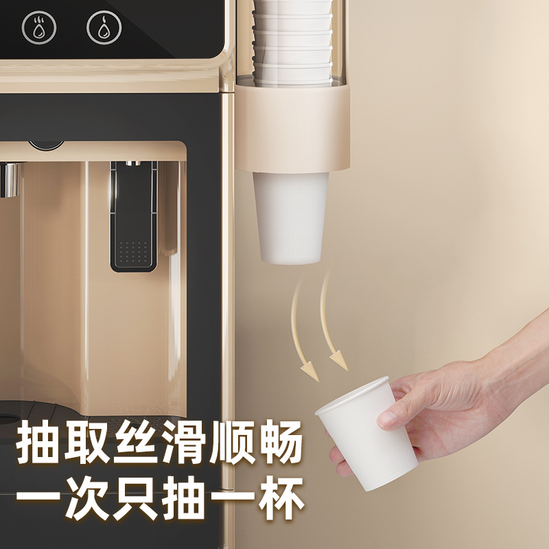纸杯架取杯架放一次性杯子水杯收纳神器饮水机自动落杯器置物架子细节图