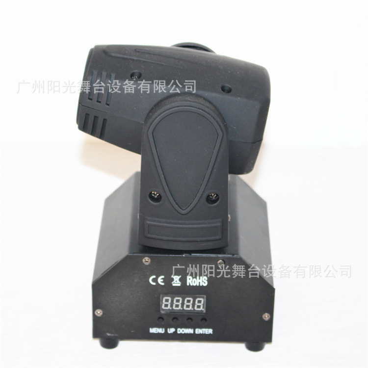New LED mini 30W shaking head light wedding KTV private room stage colorful effect rotating pattern flash Application Scenario