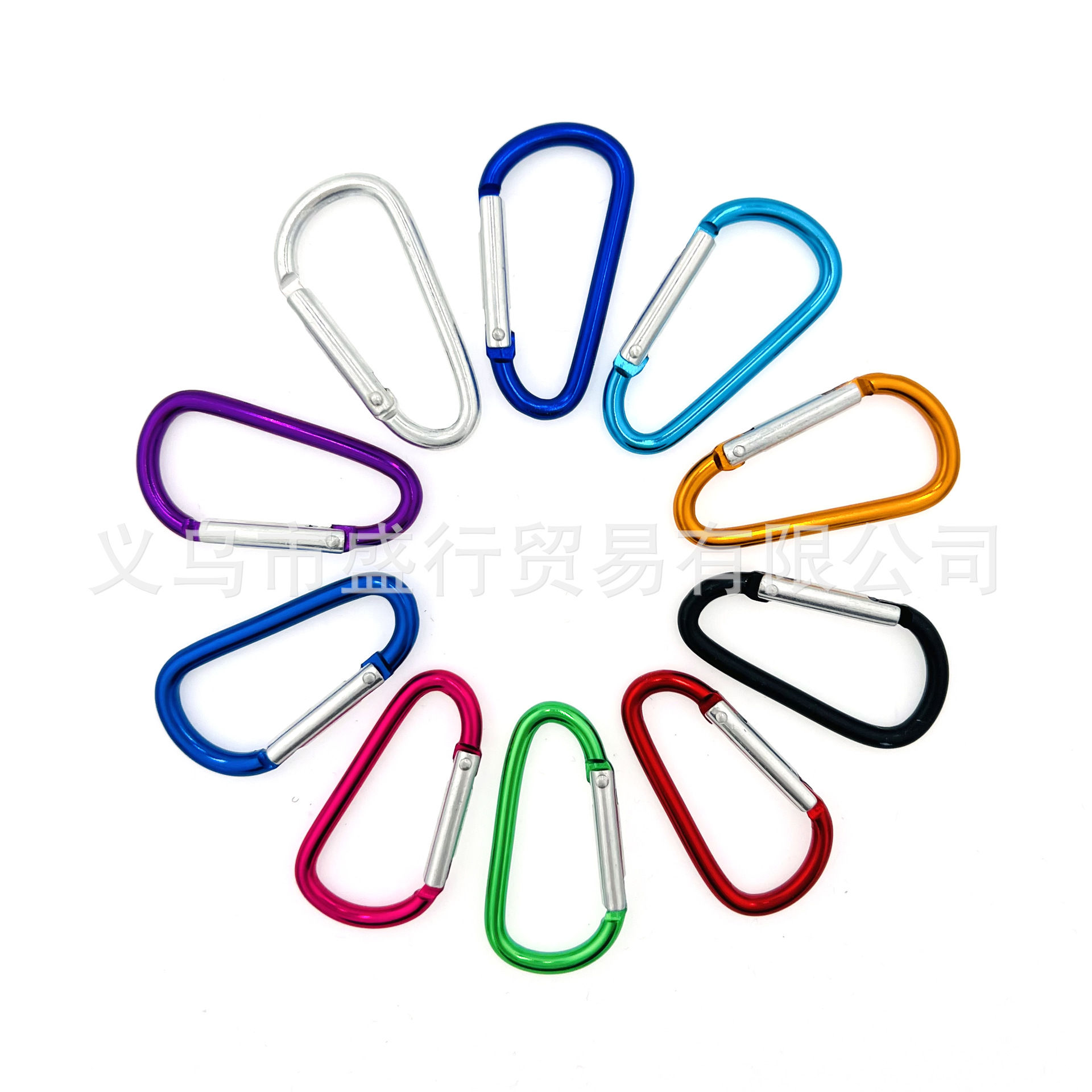 Manufacturers Supply Aluminum Alloy Mountaineering Buckle D Type Aluminum Alloy Mountaineering Buckle Outdoor Quick Hanging Water Bottle Hook Spot Supply details Picture