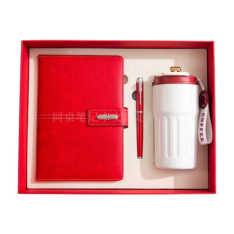 Customized high-end gift boxes for notebook sets, wholesale of high-appearation-level insulated cups, business gifts, a5 thick notebooks Item Picture