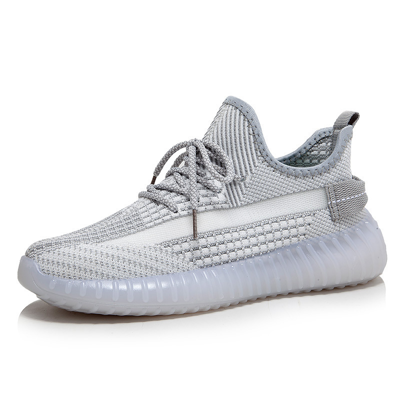 Oversized /46/47 Coconut Shoes Spot Wholesale Men's And Women's Casual Shoes 2022 Breathable Couple Board Shoes Flying Knitting Shoes details Picture