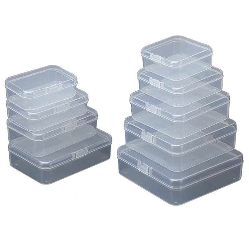 方形PP塑料盒子长方形半透明包装盒小物料盒带盖零件首饰收纳盒详情图5