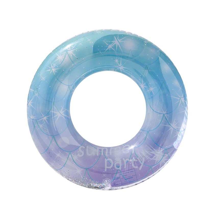 Printed Bright Star Mermaid Swimming Ring Astronaut Children Swimming Ring Adult Underarm Ring Wholesale Spot Item Picture