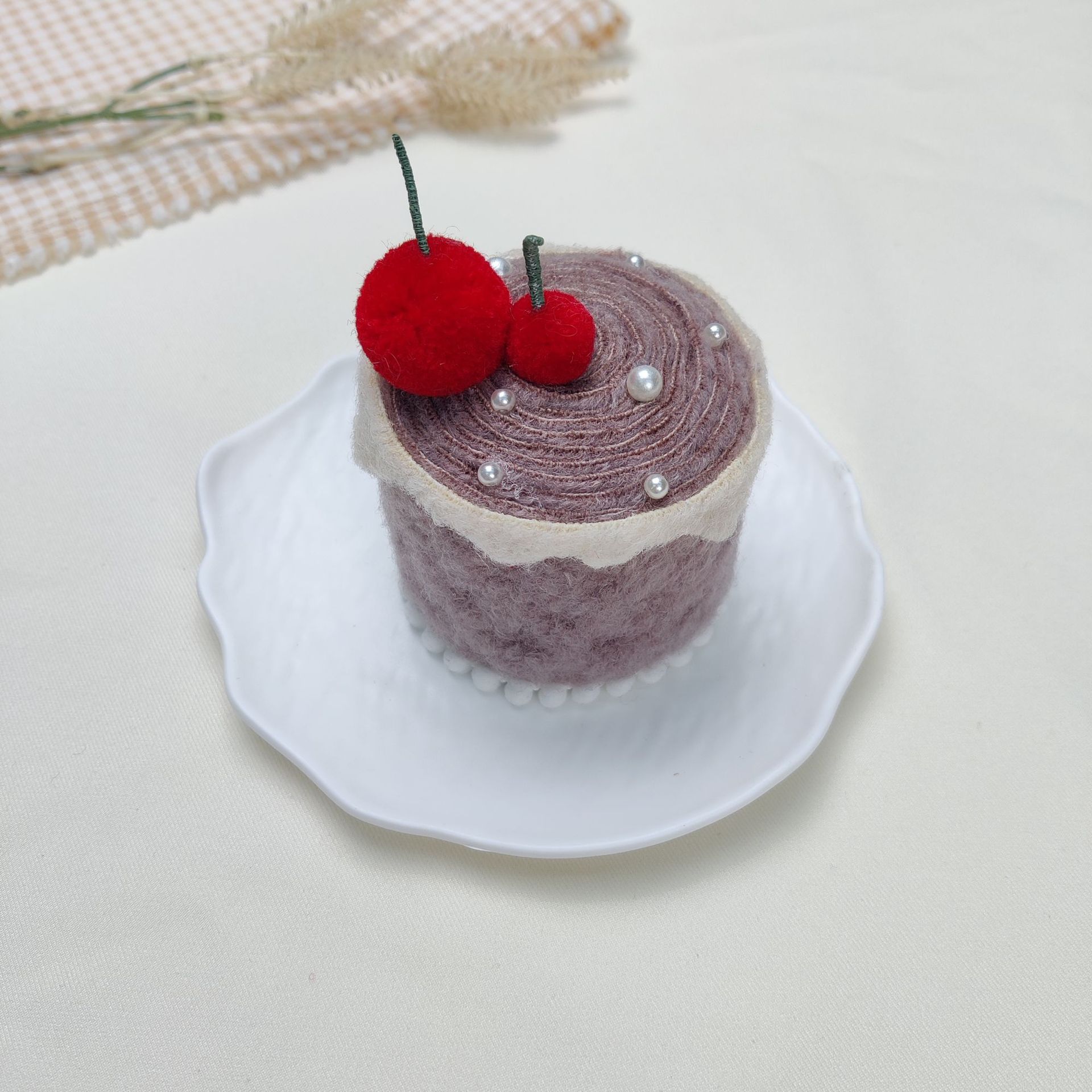 卡通立体甜心小蛋糕服装配饰挂件甜美女生发饰包包娃娃装饰配件详情11