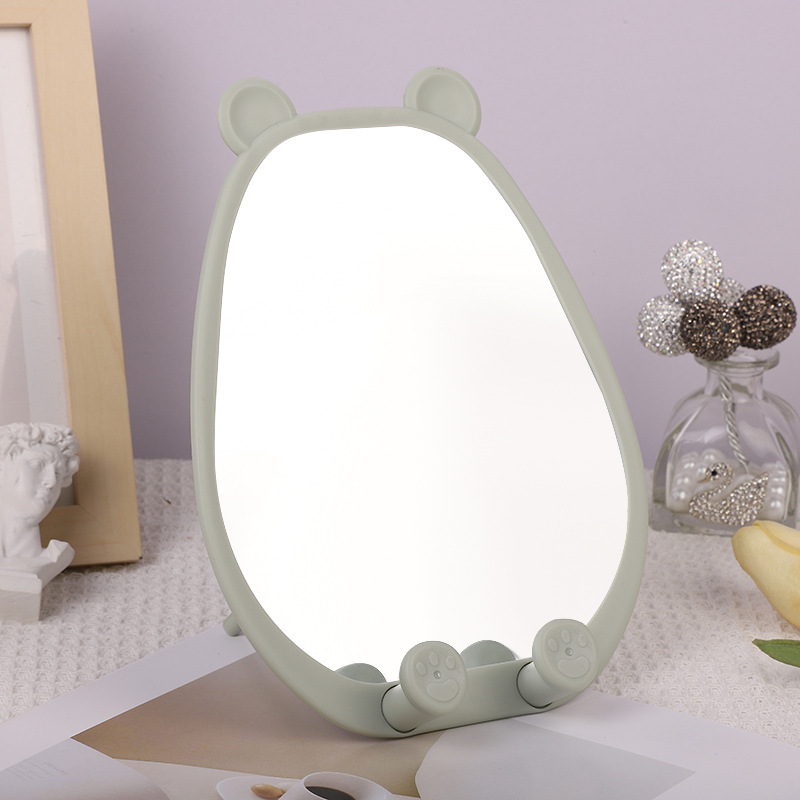 Manufacturers Direct Cartoon Small Dressing Single-Sided Mirror Hd Dormitory Dressing Mirror Can Be Used As A Mobile Phone Stand Makeup Mirror Makeup Mirror details Picture