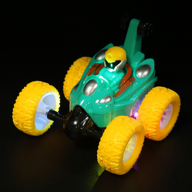 Cross-border children's 2.4G four-way remote control dump truck, cool light rolling stunt car, boys' remote control car wholesale Application Scenario