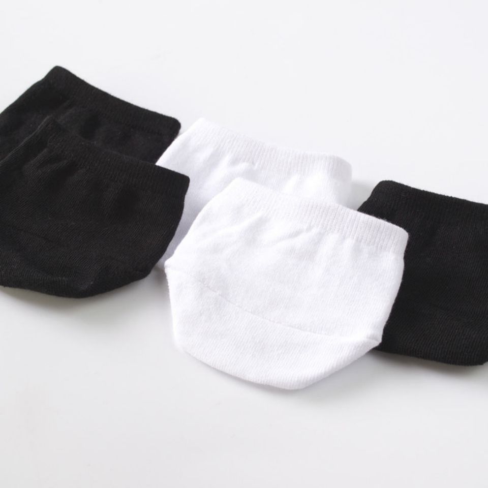 New cotton half-length socks for women's summer, thin solid color anti-slip half-length socks, single shoes, high heels, invisible front cover socks Specification image