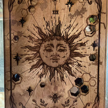The Sun tarot card mirrors塔罗牌镜子巫术装饰月亮镜子太阳牌