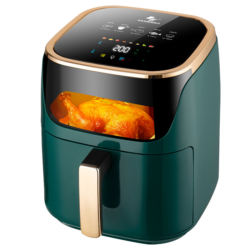 Large Capacity Visible Air Fryer Home Multi-Function Intelligent Chip Machine Automatic Electric Fryer Gift Wholesale Specification drawing