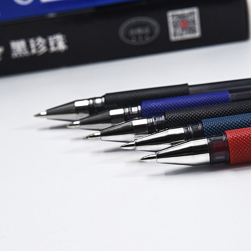 Factory direct supply Black Pearl M21 business neutral pen signature pen 0.5 bullet head water-based pen black office supplies Application Scenario