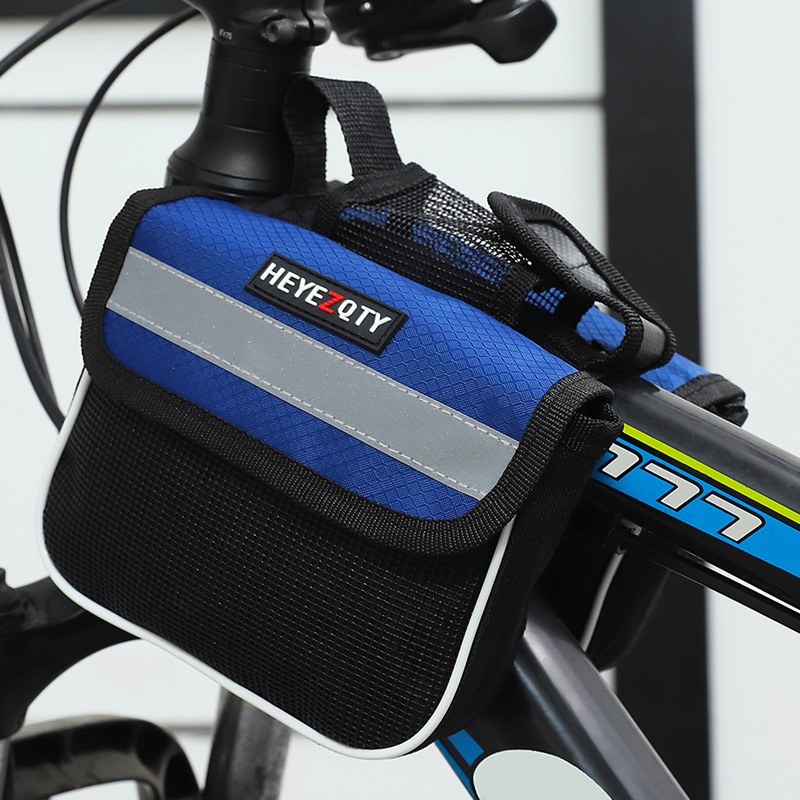 Bicycle bag, mountain bike front beam bag, bicycle upper pipe saddle bag, crossbeam bag, supply of cycling mobile phone bag, cycling accessories Application Scenario