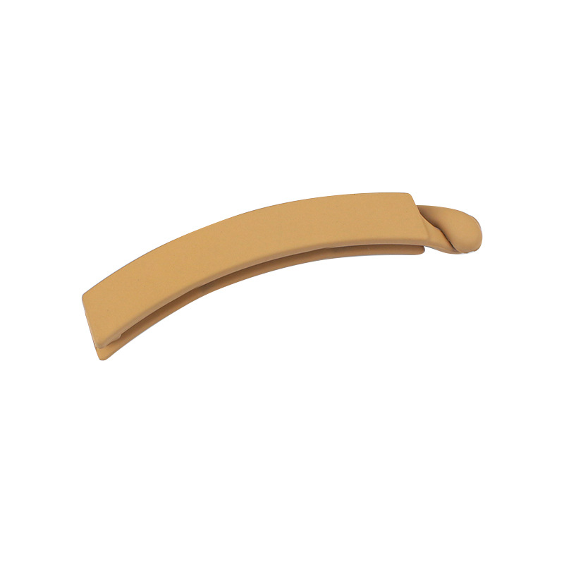 Student Hairpin Solid Color Banana Clip Simple Slinky Banana Clip Ponytail Clip Cross Clip Morandi Color Item Picture