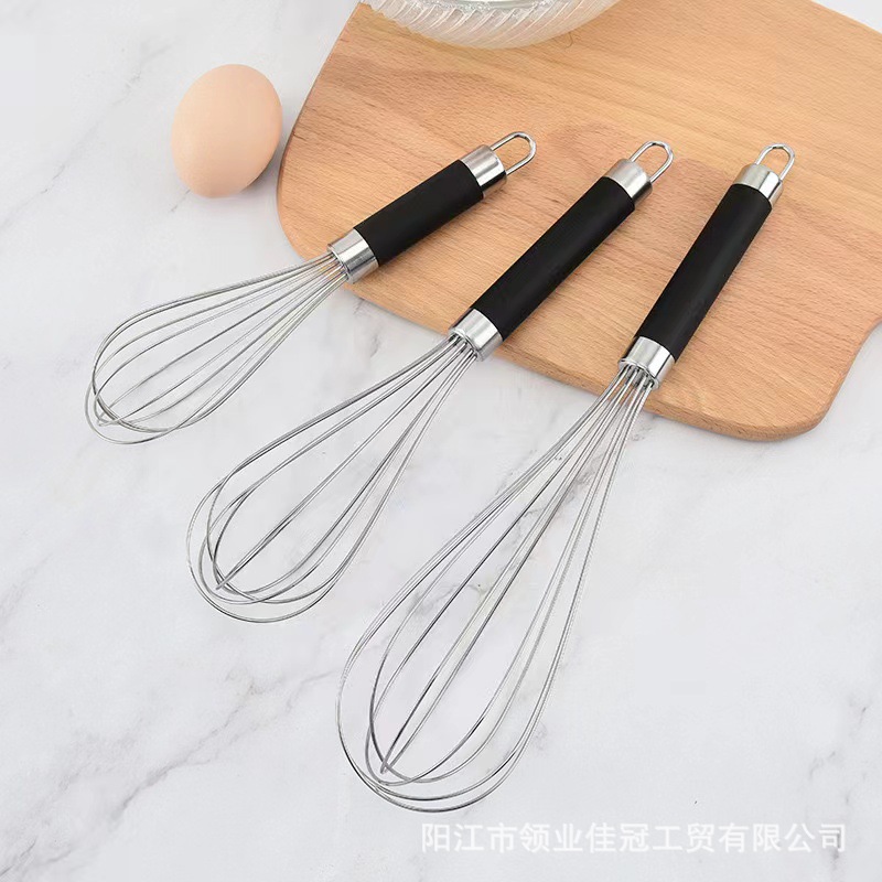 跨境 手动打蛋器不锈钢奶油蛋清打发器手持搅拌器厨房烘焙工具