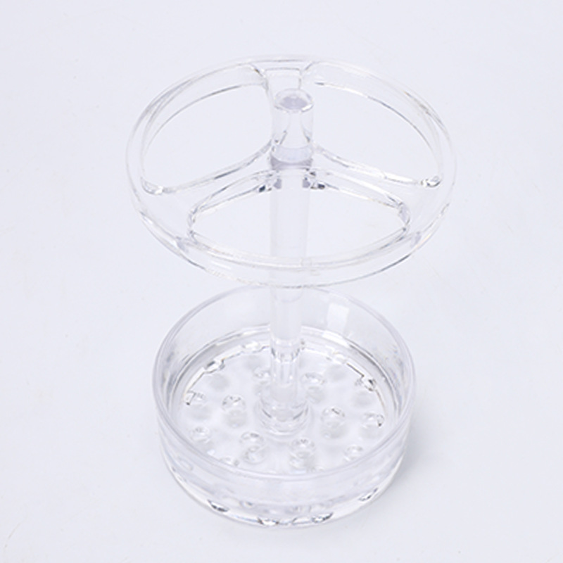 Bathroom toothpaste rack, toothbrush, transparent pen holder, makeup brush, storage rack, simple and high-end feel, desktop, dressing table, multi-functional Application Scenario