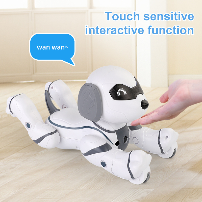Cross-border exclusive children's remote control touch-sensing dancing story pet electric dog bionic smart toy robot dog Huaixing 1122 Specification image