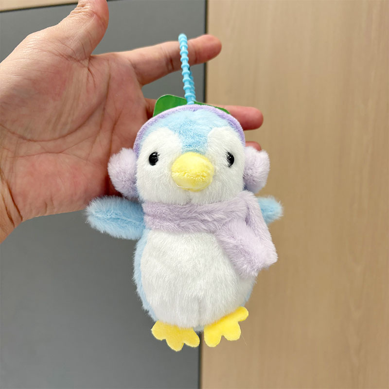 外贸企鹅毛绒玩具公仔挂件精品机抓机玩偶钥匙扣包包挂饰配饰娃娃详情5