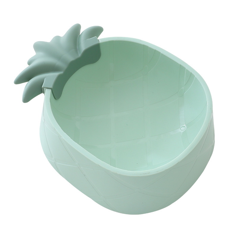 Wholesale InS-style pineapple patterned pet single bowl neck guard, cat bowl, pet food bowl and feeding bowl in stock Item Picture