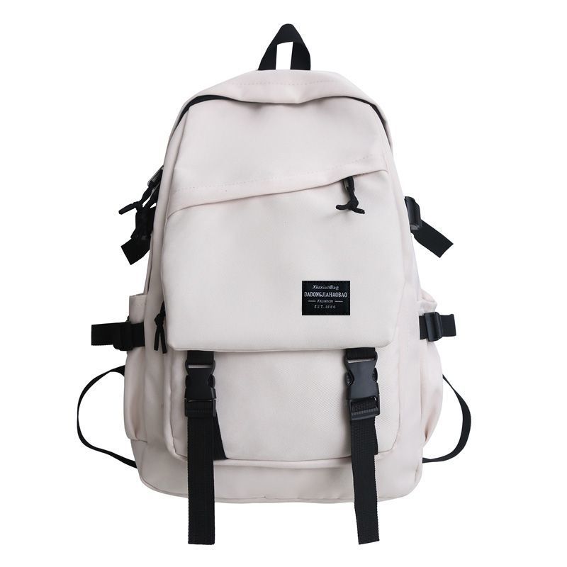 A large-capacity, simple computer backpack for male high school students, versatile computer bags for junior high school and college students, and travel backpacks Item Picture