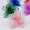 New double-layer wire mesh flower simulation three-dimensional flower auxiliary material decoration accessory wire mesh flower manufacturer wholesale details Picture
