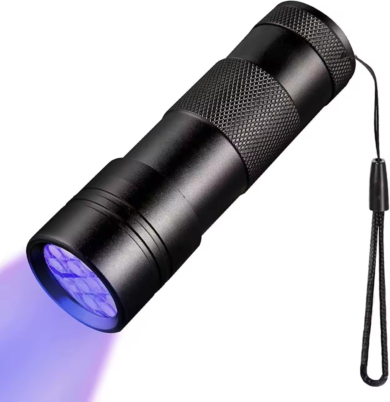 365nm12LEDUV curing lamp flashlight, pet urine test nail lamp, 395nm UV lamp pic 1