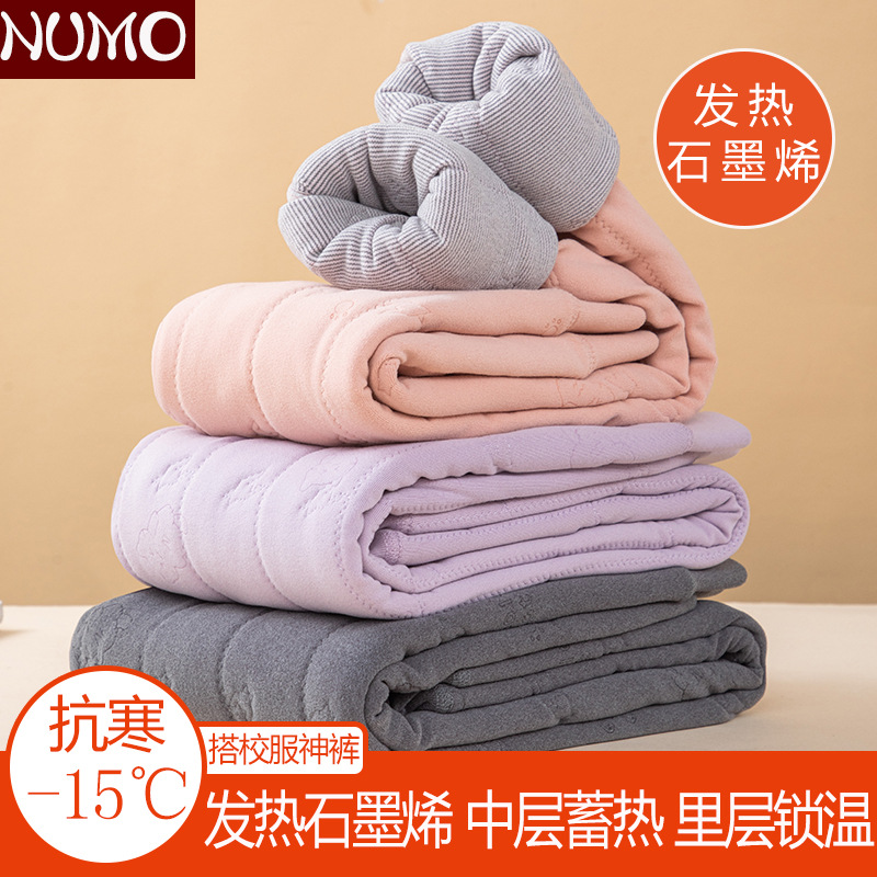 儿童保暖裤冬季加绒加厚内穿女童男童棉裤羊毛秋裤中大童详情图2