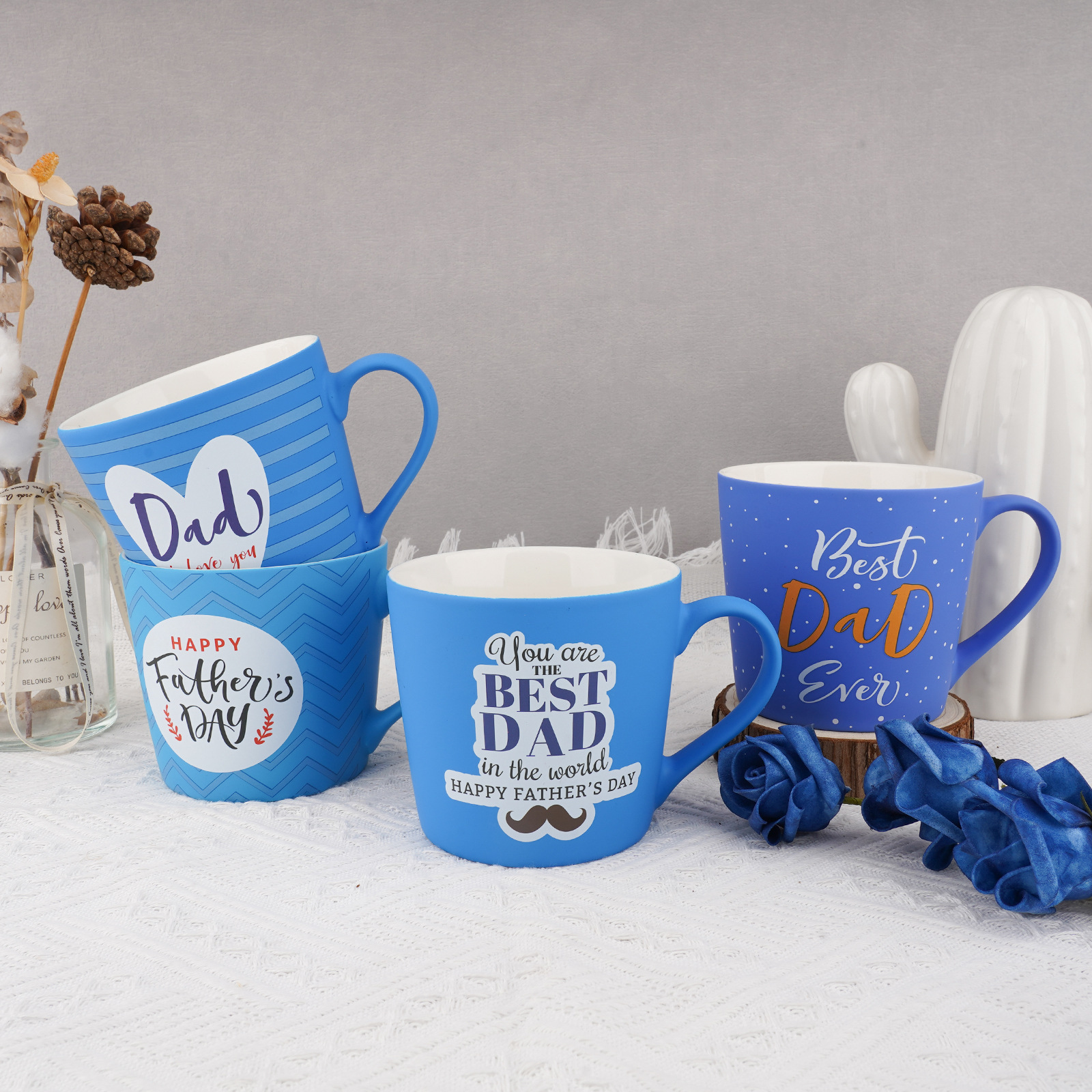 定制橡胶漆陶瓷杯 可加印logo彩色马克杯创意印刷陶瓷马克杯定制