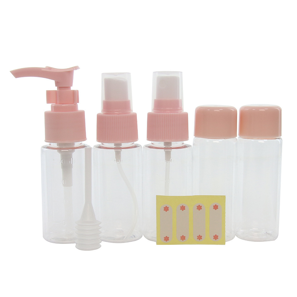 Seven-piece set bottles, small empty bottles, portioned bottles Specification image