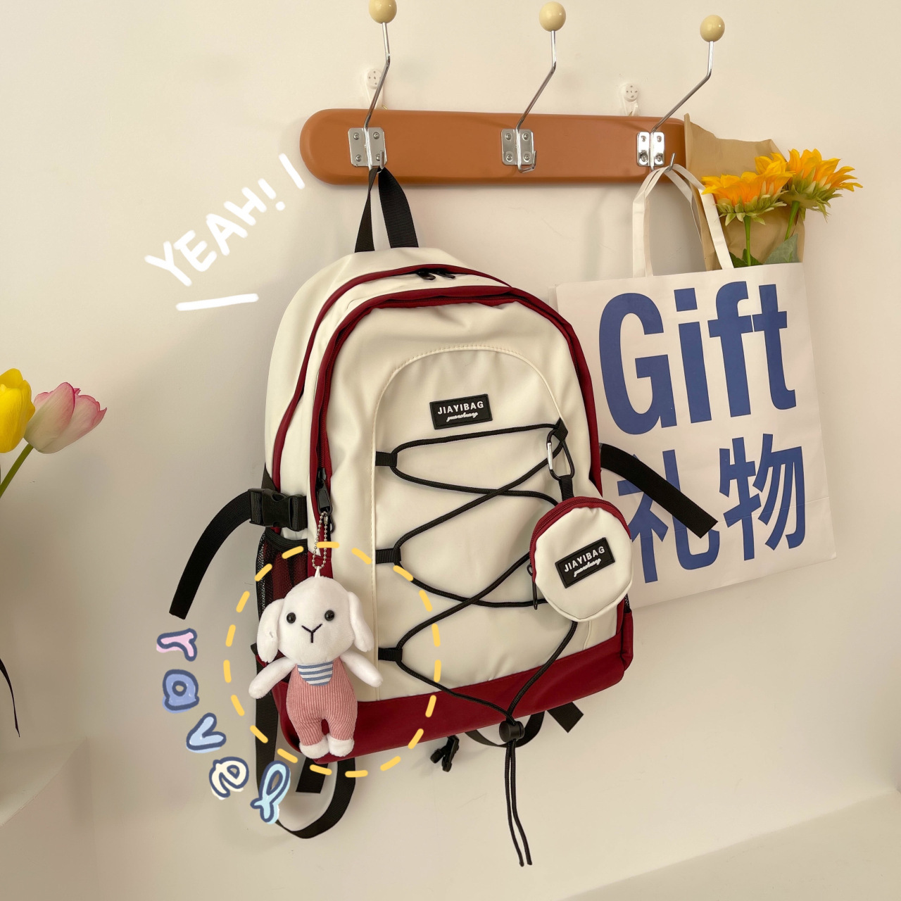 Backpack cross-border explosion-style Backpack SchoolBags Nylon cloth School bags Large quantity discount Wholesale customization welcome consulting, ordering! full figure