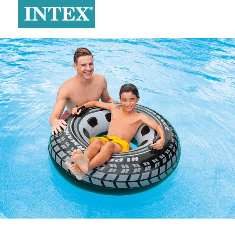 INTEX56268 con manija neumático natación anillo de natación inflable de pvc para niños en verano cerca del mar details Picture