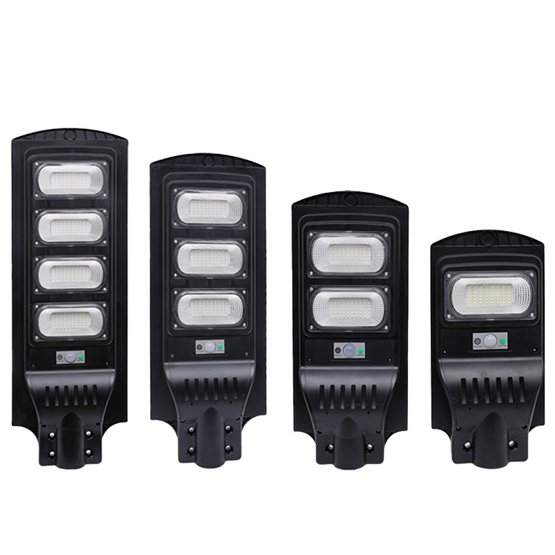 Solar street lamps, LED outdoor waterproof, courtyard human-sensing solar lamps, solar integrated street lamps Item Picture