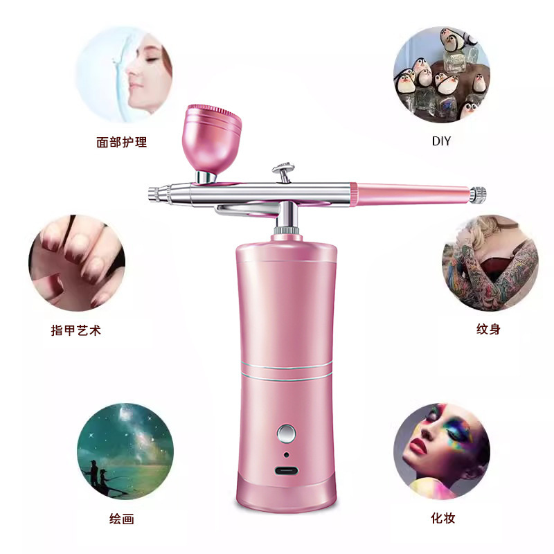 High-pressure Nano Mini Waist oxygen injection device, water replenishing spray device, home moisturizing spray gun, beauty handheld water oxygen instrument Specification image