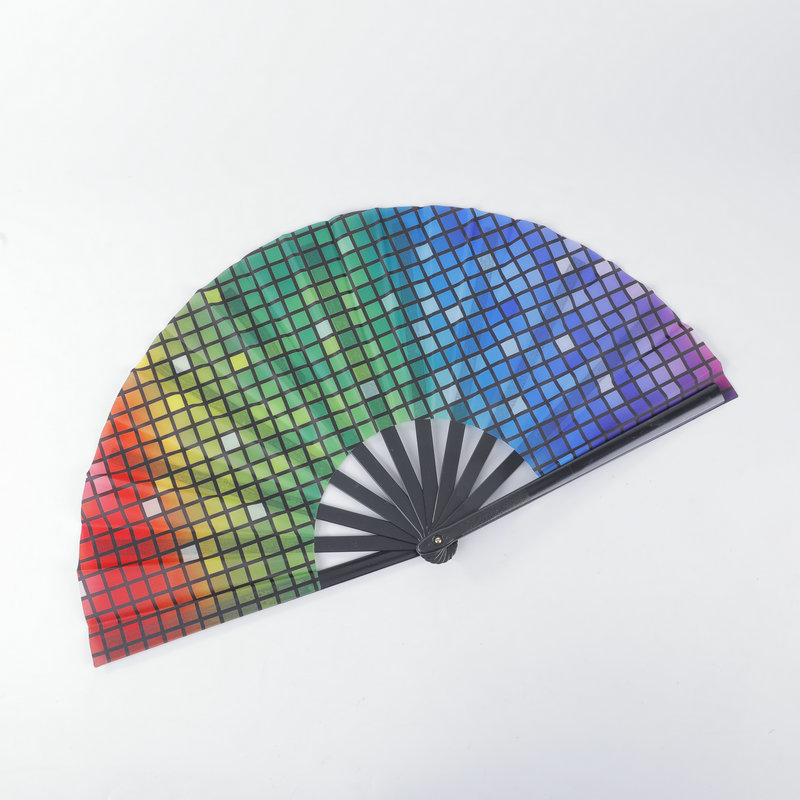现货批发功夫扇大扇子功夫扇塑料扇骨广告扇图案亚马逊热门爆款详情19
