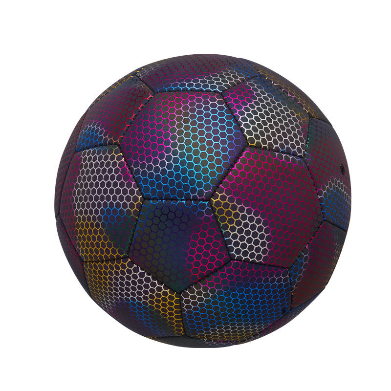 No. 4 No. 5 Net Red Cool Children Adult Standard Soccer Reflective Soccer Pu Luminous Soccer Cross-Border Group Purchase Wholesale