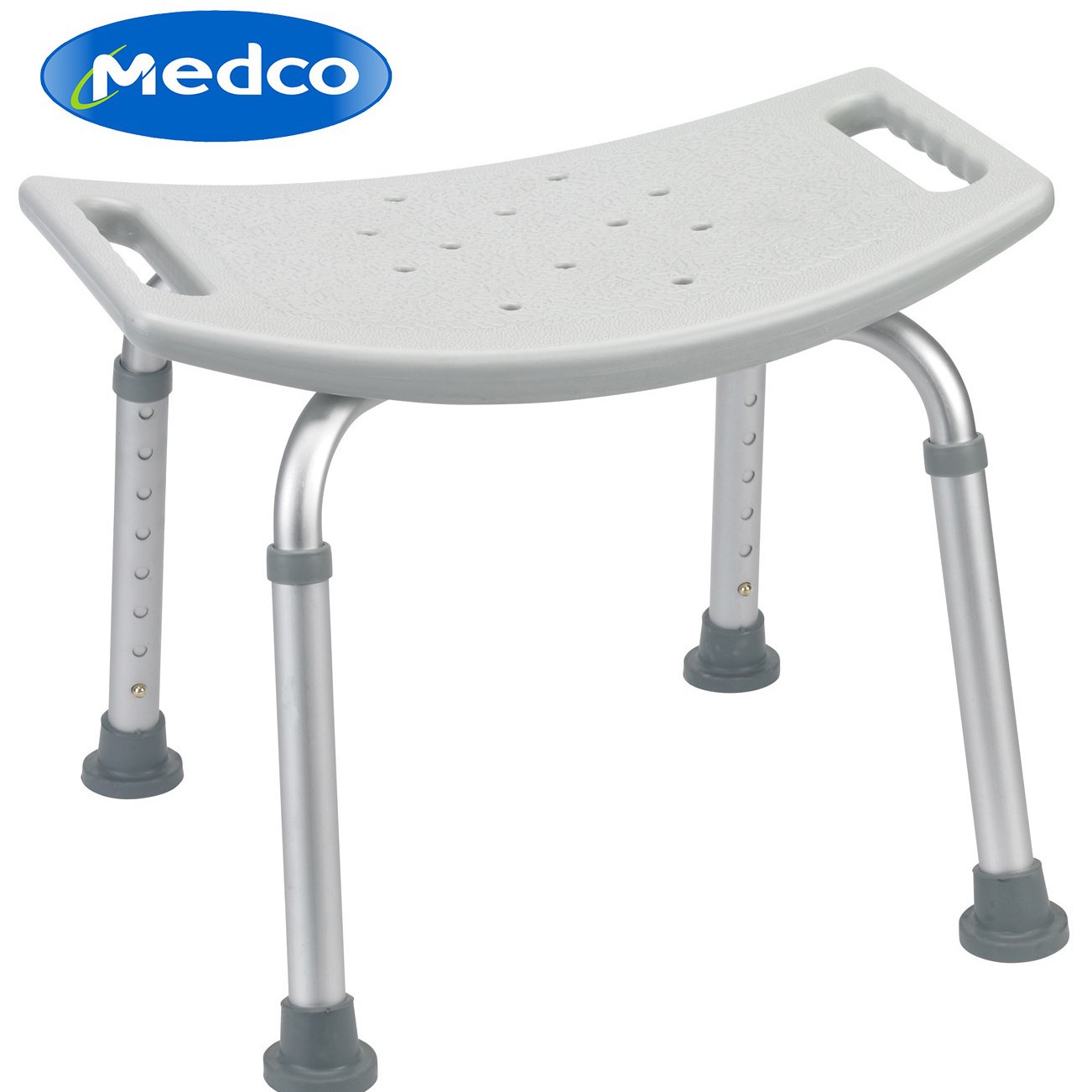 Anti-slip aluminum alloy bath chair for the elderly, adjustable height bath stool for the disabled, specially provided for foreign trade