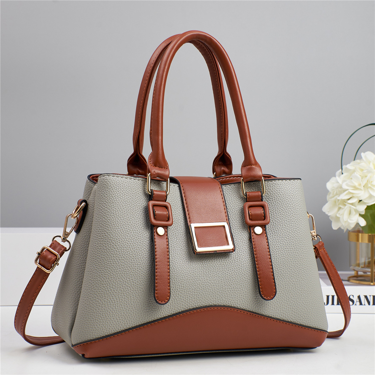 one shoulder smooth manufacturers oblique cross bag female fashion foreign trade bag female new handbag korean texture 2024