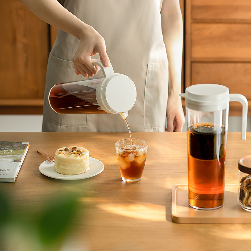 Sealed Cold Kettle Large Capacity Home Cold Boiling Water Pot Living Room Teapot Juice Drink Pot Specification drawing