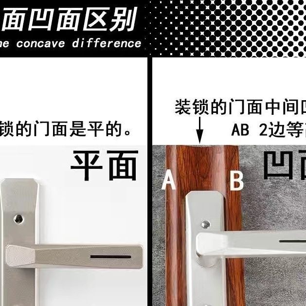 机械门锁实物图